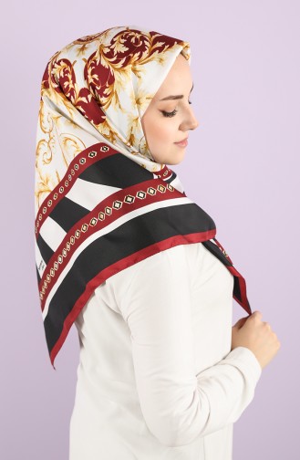 Claret red Hoofddoek 15236-02