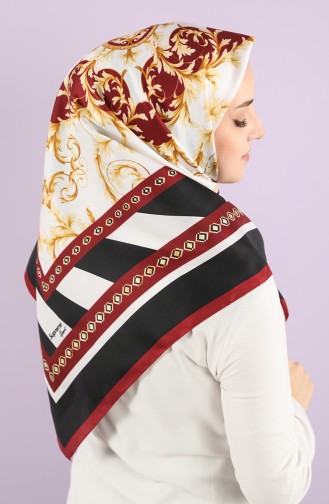 Claret red Hoofddoek 15236-02