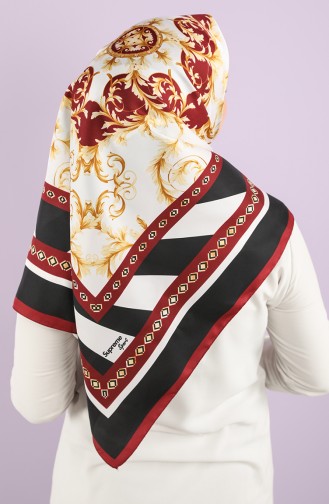 Claret red Hoofddoek 15236-02