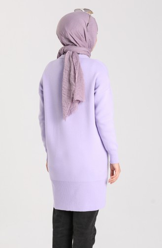 Knitwear Buttoned Sweater 4264-01 Lilac 4264-01