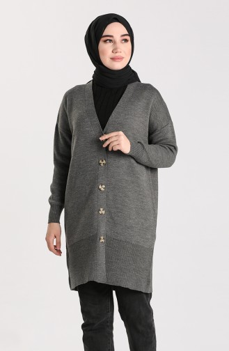 Anthrazit Strickjacke 4264-02