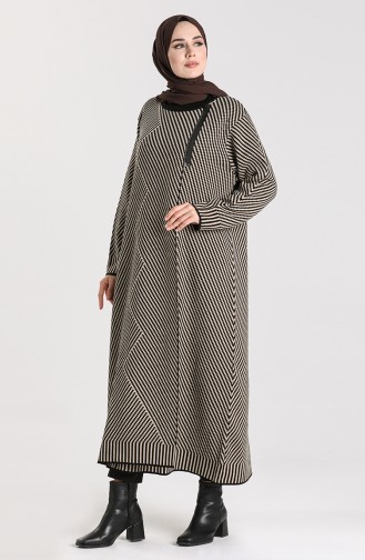 Knitwear Long Coat 1089-07 Mink 1089-07