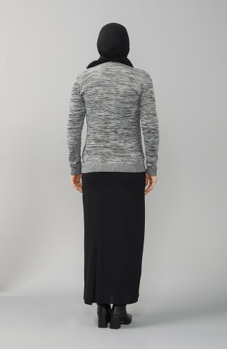 Grau Pullover 9114-04