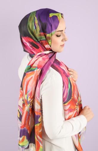 Purple Sjaal 15231-02