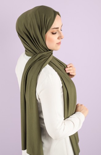 Plain Mina Combed Shawl 14905-05 Khaki 14905-05