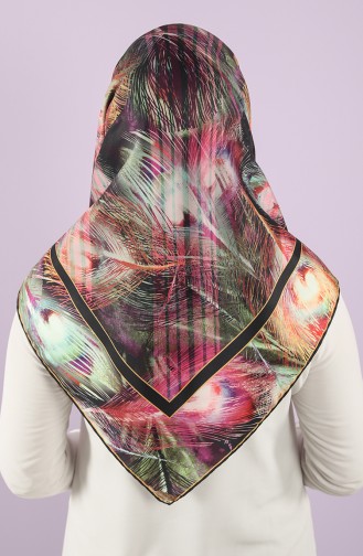 Art Scarf Mask Combination -art-esp-17 Black Fuchsia 17