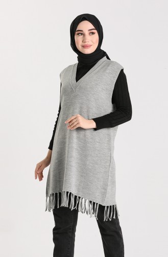 Grau Pullover 4257-03