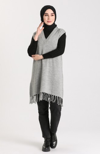 Grau Pullover 4257-03