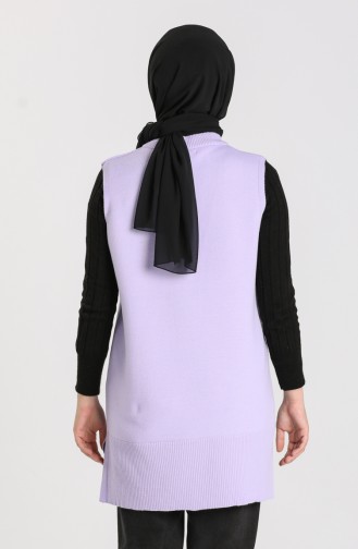 Knitwear V-neck Sweater 4261-02 Lilac 4261-02