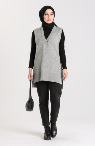 Grau Pullover 4261-03