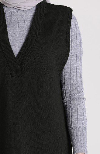 Knitwear V-neck Sweater 4261-05 Black 4261-05