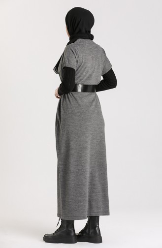 Knitwear Long Sweater 1099-02 Anthracite 1099-02