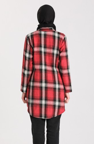 Plaid Tunic 2003-08 Dark Red 2003-08