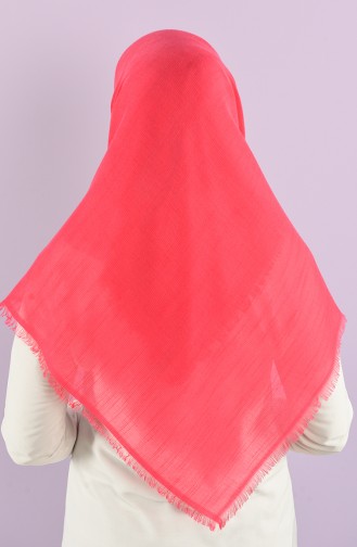 Plain Flamed Cotton Scarf 15230-01 Fuchsia 15230-01