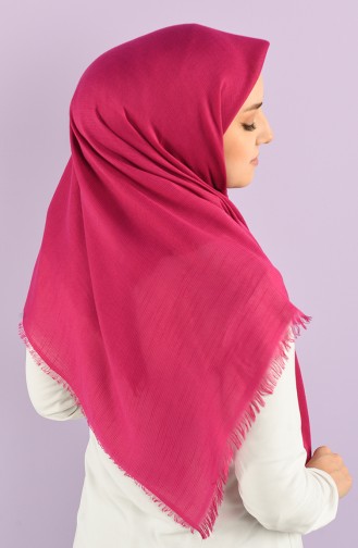 Plain Flamed Cotton Scarf 15230-09 Damson 15230-09