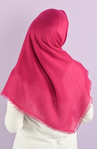 Plain Flamed Cotton Scarf 15230-09 Damson 15230-09