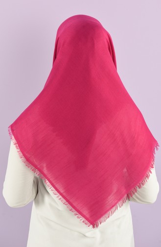 Plain Flamed Cotton Scarf 15230-09 Damson 15230-09