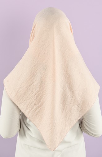 Karaca Plain Silvery Viscose Scarf 90747-10 Light Salmon 90747-10