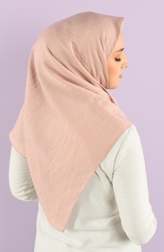 Karaca Plain Silvery Viscose Scarf 90747-21 Powder 90747-21