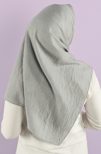 Karaca Plain Silvery Viscose Scarf 90747-22 Light Gray 90747-22