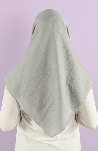 Karaca Plain Silvery Viscose Scarf 90747-22 Light Gray 90747-22