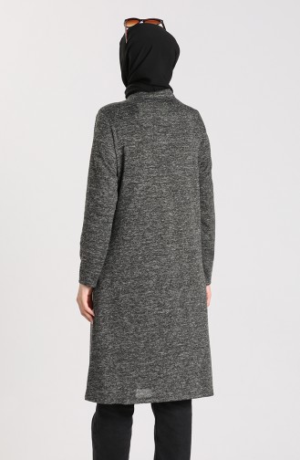 Fermuarlı Hırka 4702-03 Antrasit