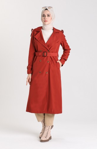 Brick Red Trenchcoat 5069-02