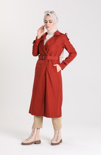 Trench Coat Couleur brique 5069-02