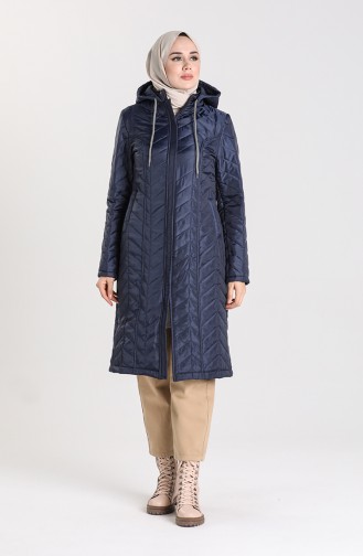 Navy Blue Winter Coat 0132-01