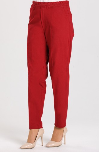 Claret red Broek 5346-04