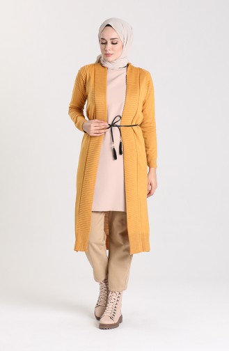 Knitwear Long Sweater 55221A-11 Mustard 55221A-11