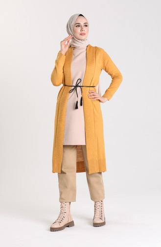 Knitwear Long Sweater 55221A-11 Mustard 55221A-11