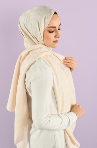 Light Beige Sjaal 15228-19