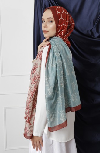 Brick Red Shawl 20-10854-09