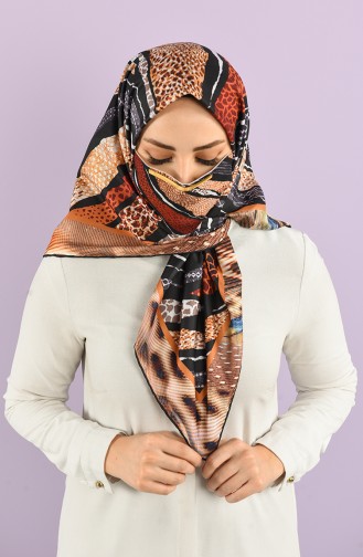 Art Scarf Mask Combination -art-esp-18 Black Camel 18