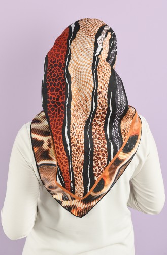 Art Scarf Mask Combination -art-esp-18 Black Camel 18