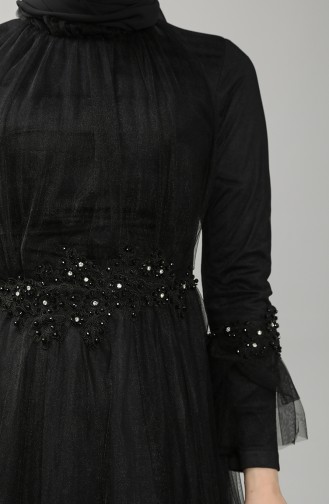 Lace Evening Dress 4825-03 Black 4825-03