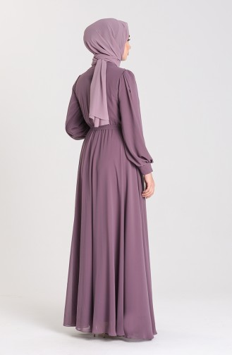 Habillé Hijab Lila Foncé 4826-05