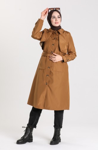 Tobacco Brown Trench Coats Models 0001-06