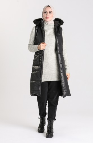 Black Gilet 1053D-01