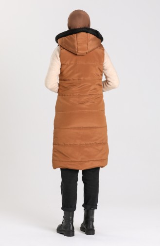 Gilet Sans Manches Tabac 1053D-03