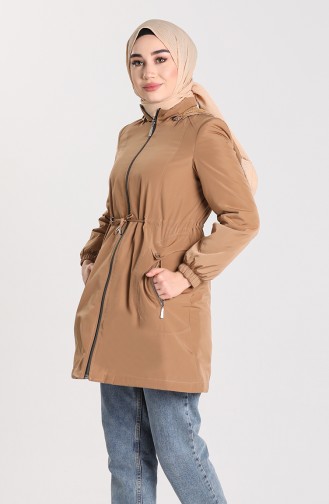 Beige Coats 4112-01