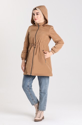 Beige Coats 4112-01