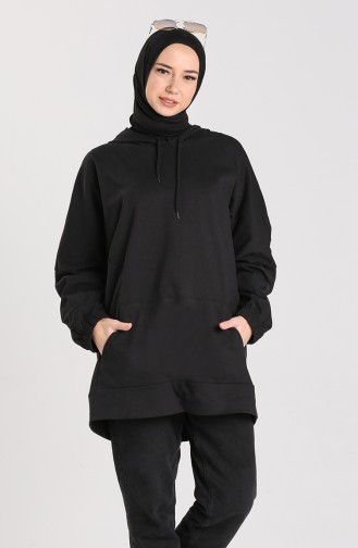 Sweatshirt Noir 30023-01