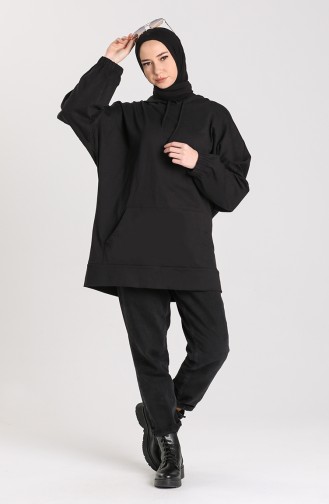 Sweatshirt Noir 30023-01