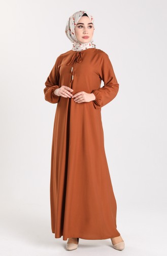 Robe Hijab Tabac 4536-13
