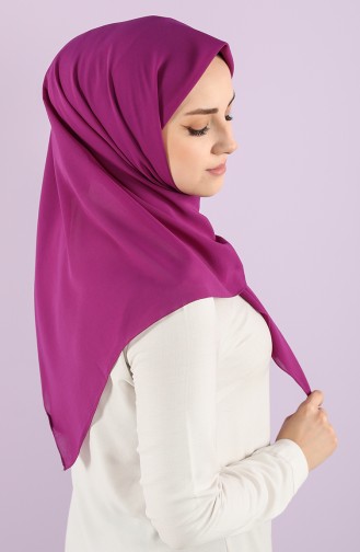 Plain Crepe Scarf 15238-01 Purple 15238-01