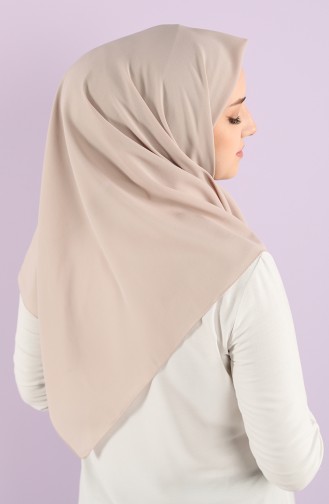 Plain Crepe Scarf 15238-12 Light Mink 15238-12