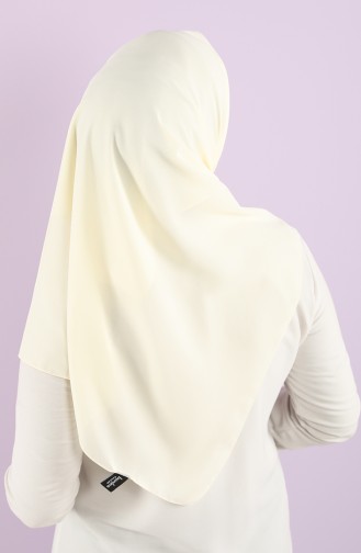 Plain Crepe Scarf 15238-13 Cream 15238-13