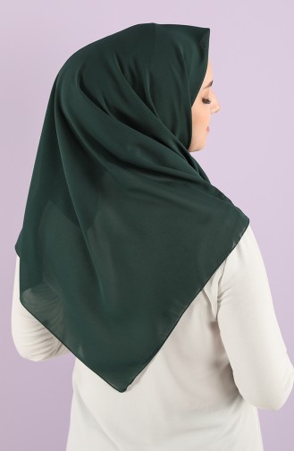 Plain Crepe Scarf 15238-14 Emerald Green 15238-14